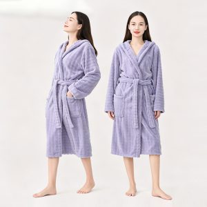Bubble Fleece Bathrobe