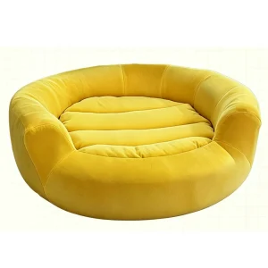 Removable and Washable Long-Plush Right-Angled Dog Sofa Bed