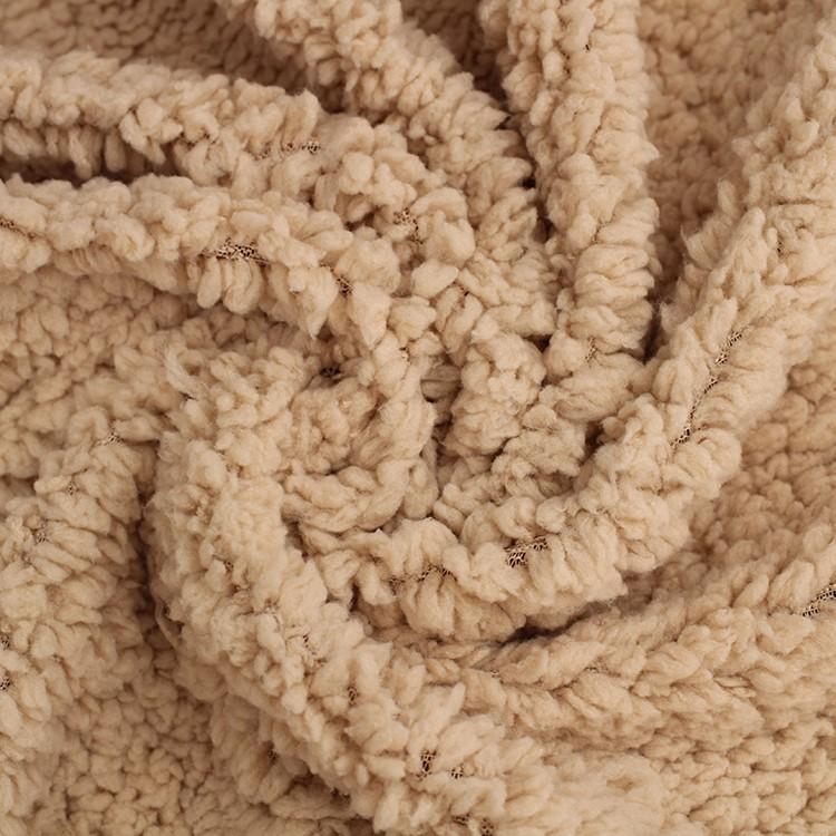 Single-sided cotton fleece weft-knitted fabric