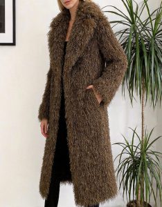 Imitation Tank Wool Coat