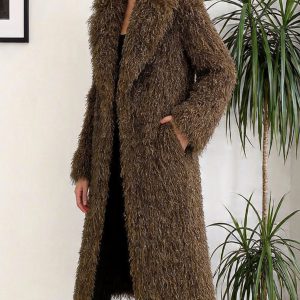 Imitation Tank Wool Coat