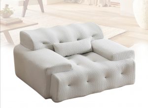 Soft cushioned compression sofa
