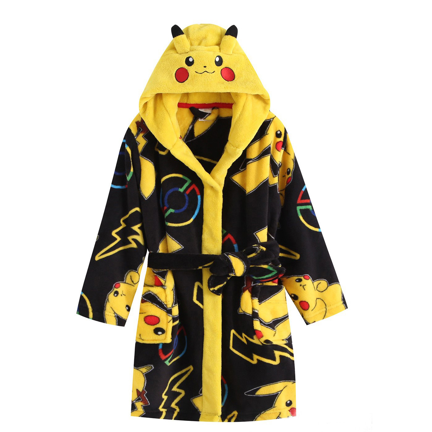 Children’s fleece cartoon hooded loungewear